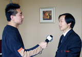 中国拆迁律师-褚中喜律师-接受中央电视台记者采访